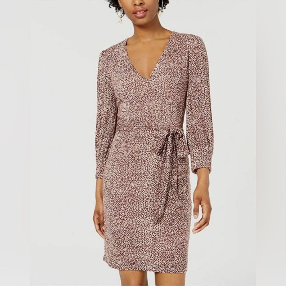 City Studio Leopard Dress Brown XL NWT
